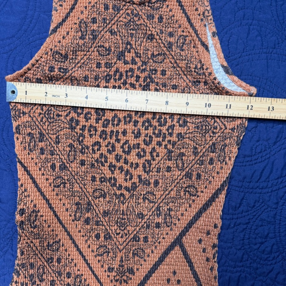 Farm Rio Alyse Knit Midi dress for Leopard Paisley Bandana Print Knit Small - Picture 6 of 8